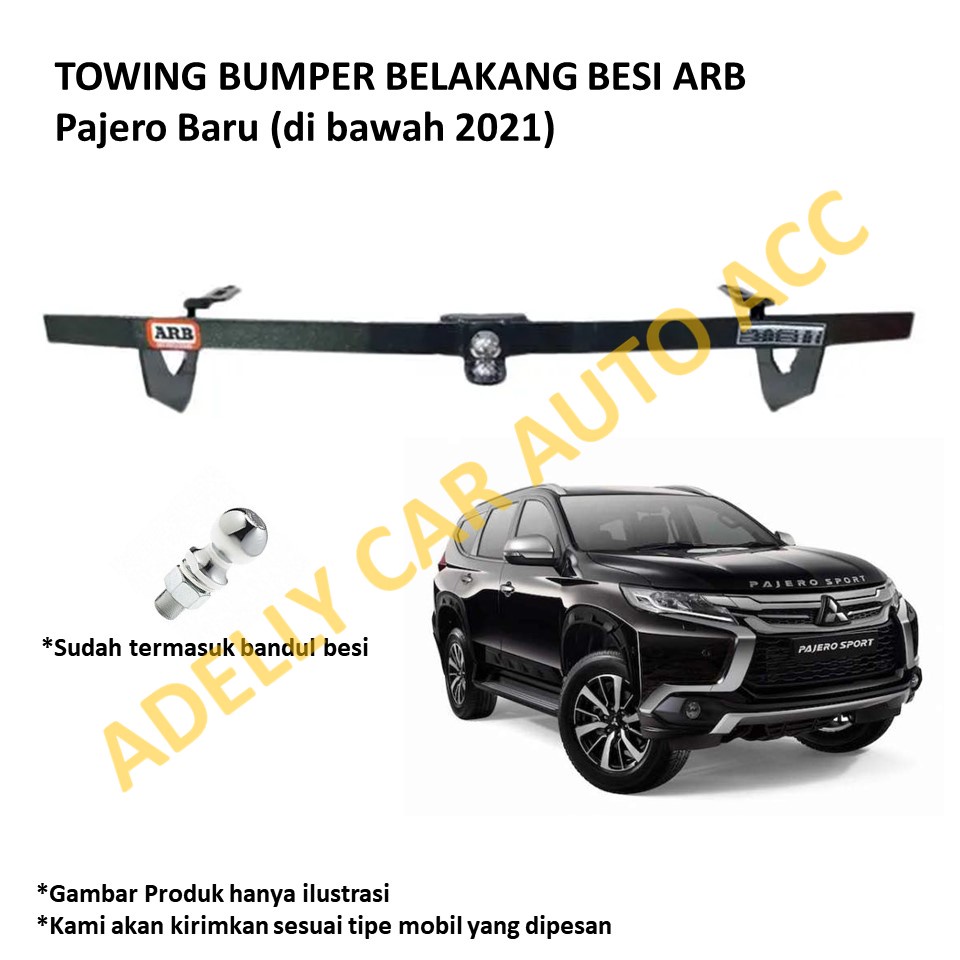 Towing Besi Belakang ARB Mobil Mitsubishi New Pajero (DI BAWAH TAHUN 2021)