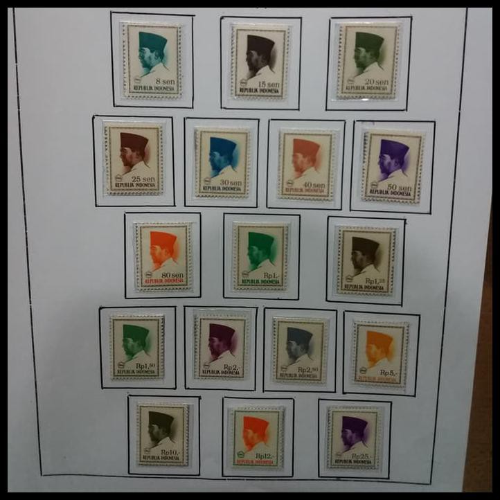 

Kualitas Terbaik Set Perangko Soekarno Gress Mint