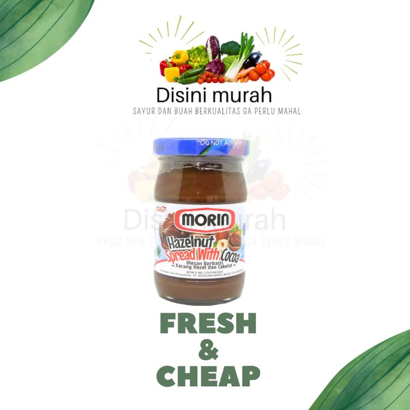 

morin jam hazelnut with cocoa 150gr