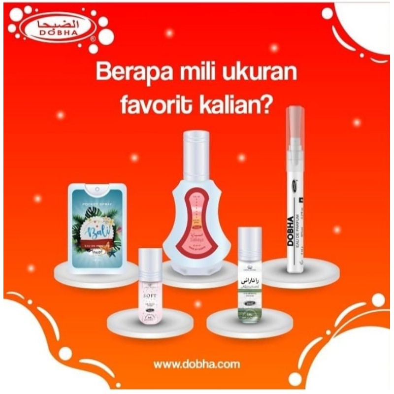 launching aroma buah buahan (Mira) original parfum dobha