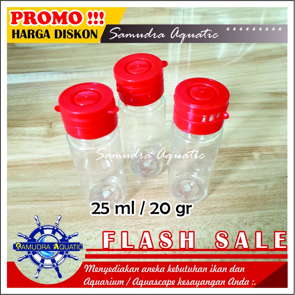 Botol Repack BENING 20gr / 25 ml, Botol Plastik Kemasan Kosong BENING