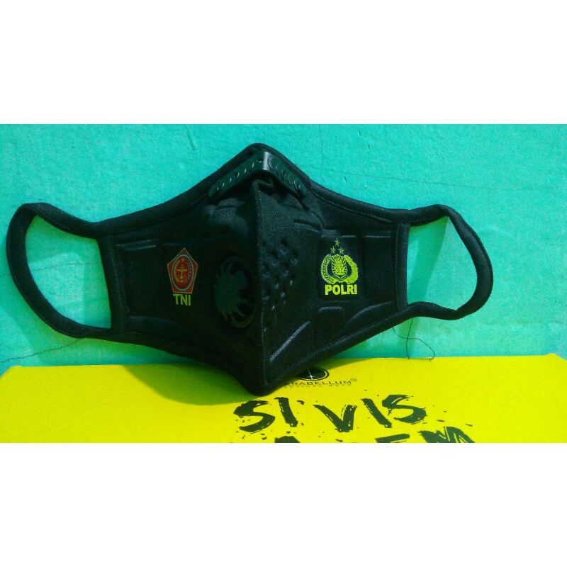 Masker Tali Kun Filter TNI POLRI Motif Variasi Terbaru
