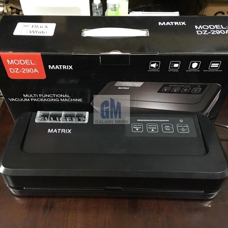 MATRIX Vacuum Sealer Machine DZ-290A Mesin Alat Pengemas Plastik Vakum Kedap Udara Portable DZ290A