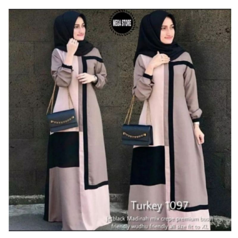 GAMIS ISNA MAXI DRESS JUMBO TERBARU