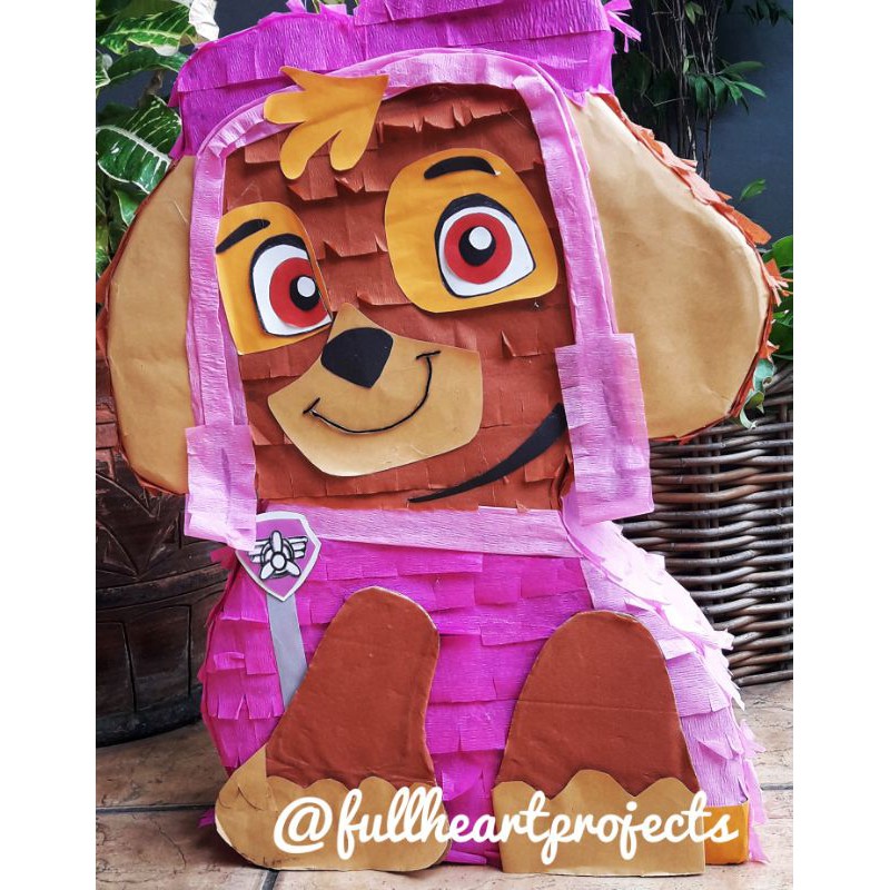 PINATA ULANG TAHUN, PINATA CUSTOM, PINATA PUKUL 3D, PINATA PUKUL, PINATA PAW PATROL, PINATA SKYE