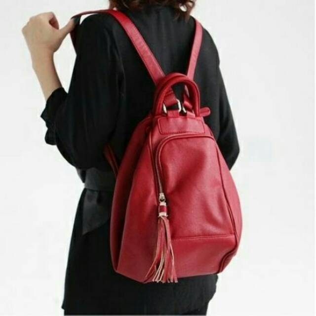 TAS WANITA IMPOR - RANSEL M20408 RED