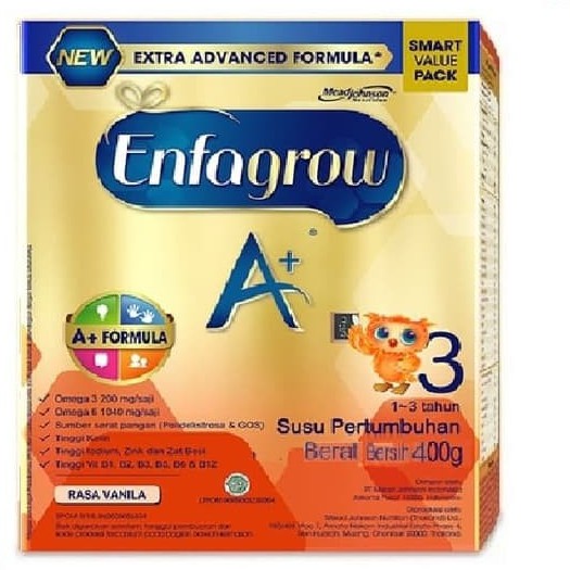 

ENFAGROW A 3 VANILA VANILLA SUSU BOX 400G 400 G