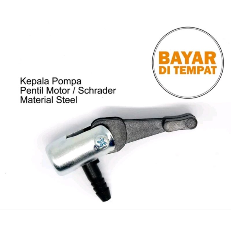 LENGKAP DAN TERMURAH !!! kepala pompa cop pompa head pump pentil ujung pompa dop pompa sepeda tabung atau non tabung bisa untuk pompa sepeda united pacific motor polygon Adaptor Adapter Presta Kuningan