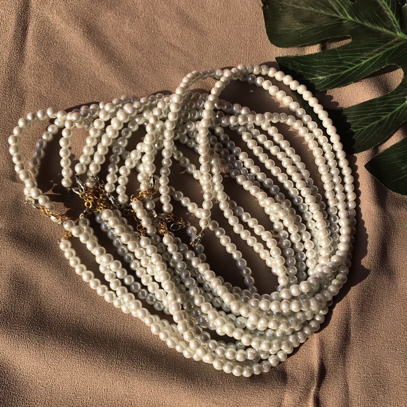 [COD] CLOTHISTIC - PEARL NECKLACE - KALUNG WANITA - KALUNG PRIA  - AESTHETIC