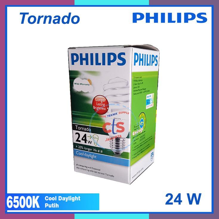 Lampu Philips Tornado 24W 24 W 24 Watt 24Watt Putih