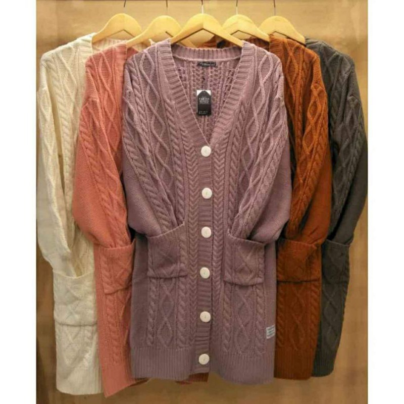 Agnes Cardy/Cardigan Rajut Premium