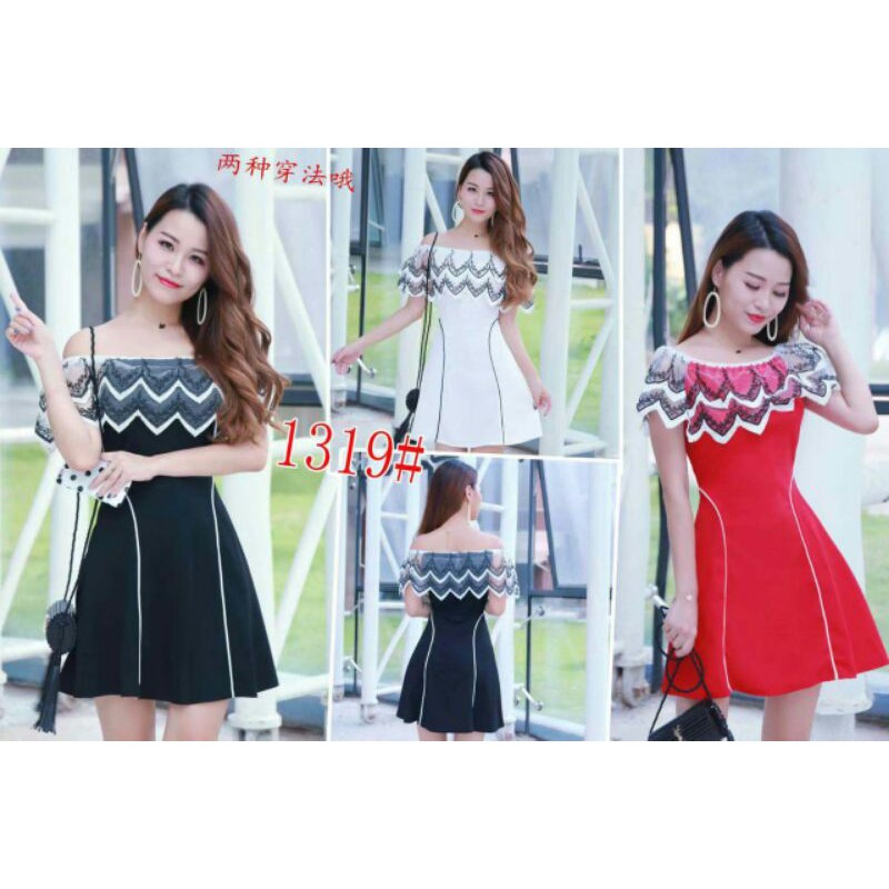 DRESS MEKAR KATUN IMPORT 1319