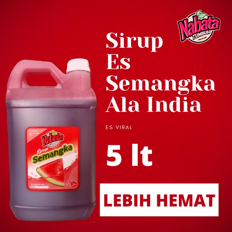 

Sirup Es Semangka India 5 liter ts