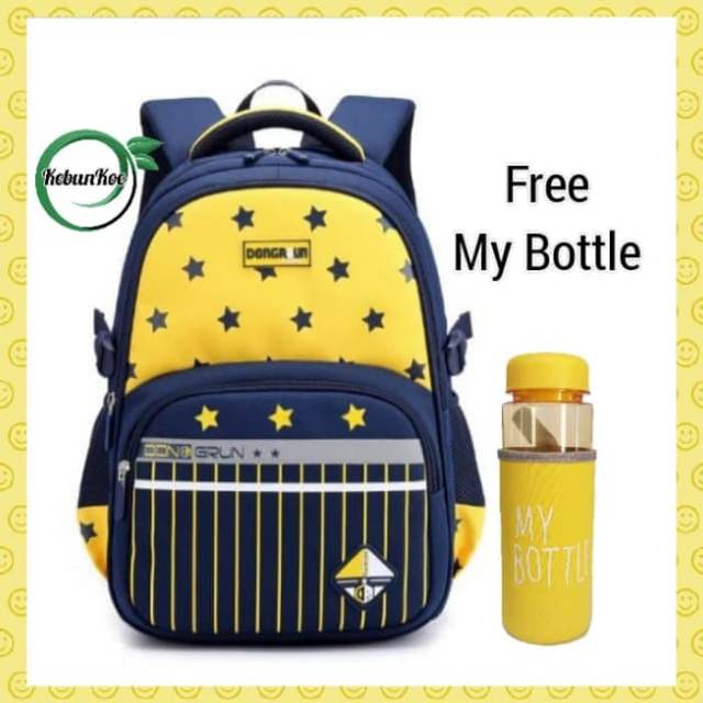 Tas Ransel Sekolah Wanita Tas Backpack Anak Perempuan Free My Bottle Bisa COD