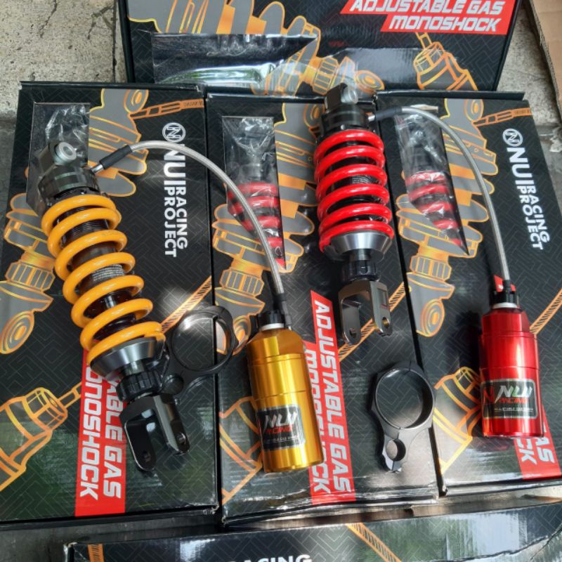 Mono Shock tabung satri Nui Racing Project Shock Breaker Belakang Tabung Monoshock Shockbreaker Tabu