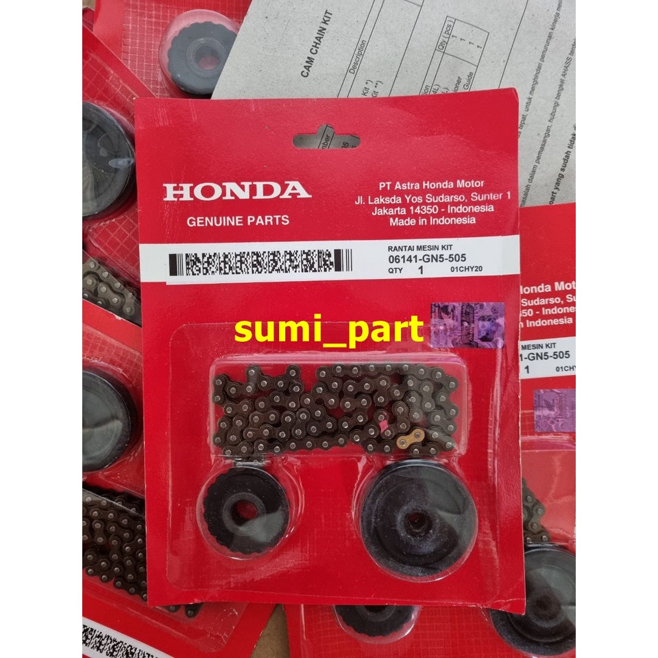 Rantai Keteng Set Kamprat Motor Honda Grand Supra X Lama GN5