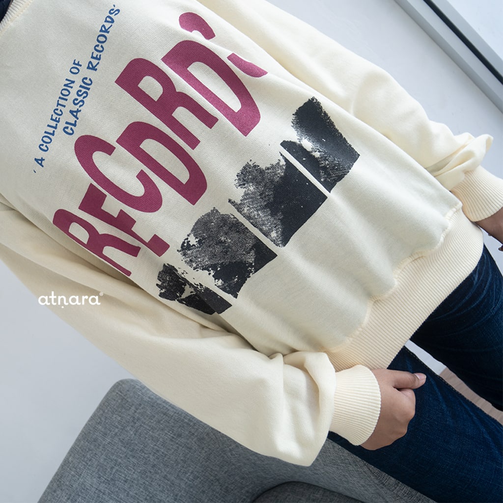 Nara Grosir - Records XXL Sweater l Sweater Pria dan Wanita