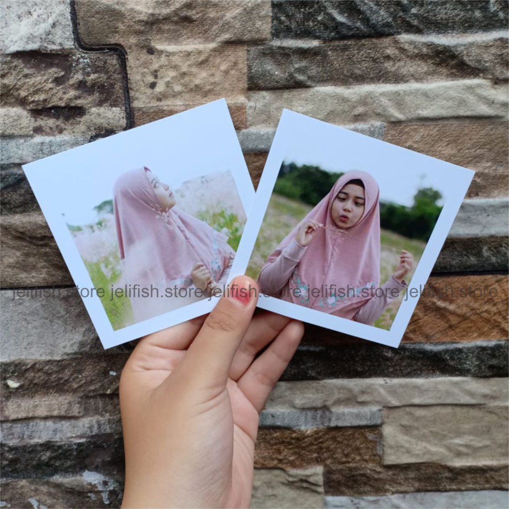 [❤️JELIFISH.STORE] CETAK FOTO POLAROID UKURAN 9 X 9