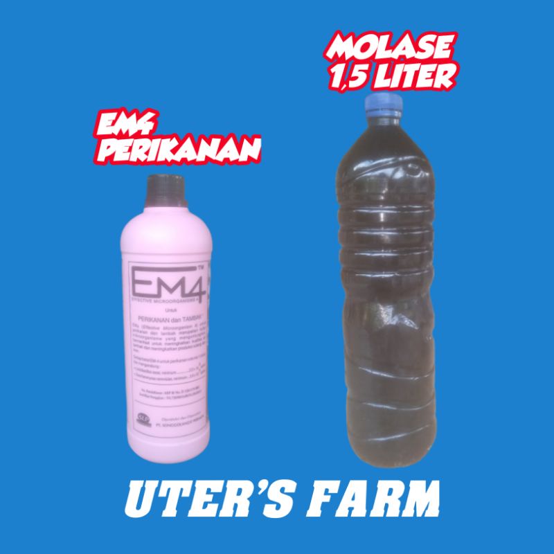 EM 4 PERIKANAN DAN MOLASE 1.5 LITER