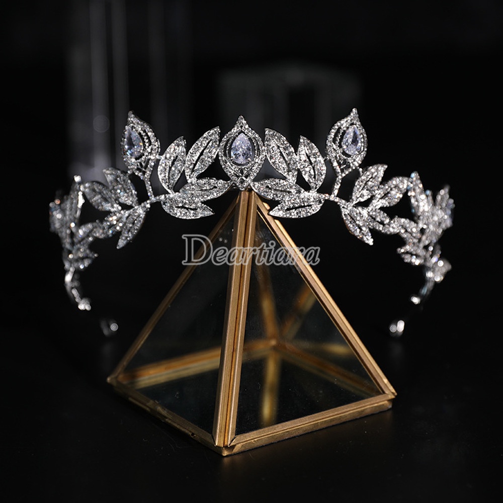 Fashion Bridal Tiara Zircon Rhinestone Alloy Rhinestone Wedding Crown