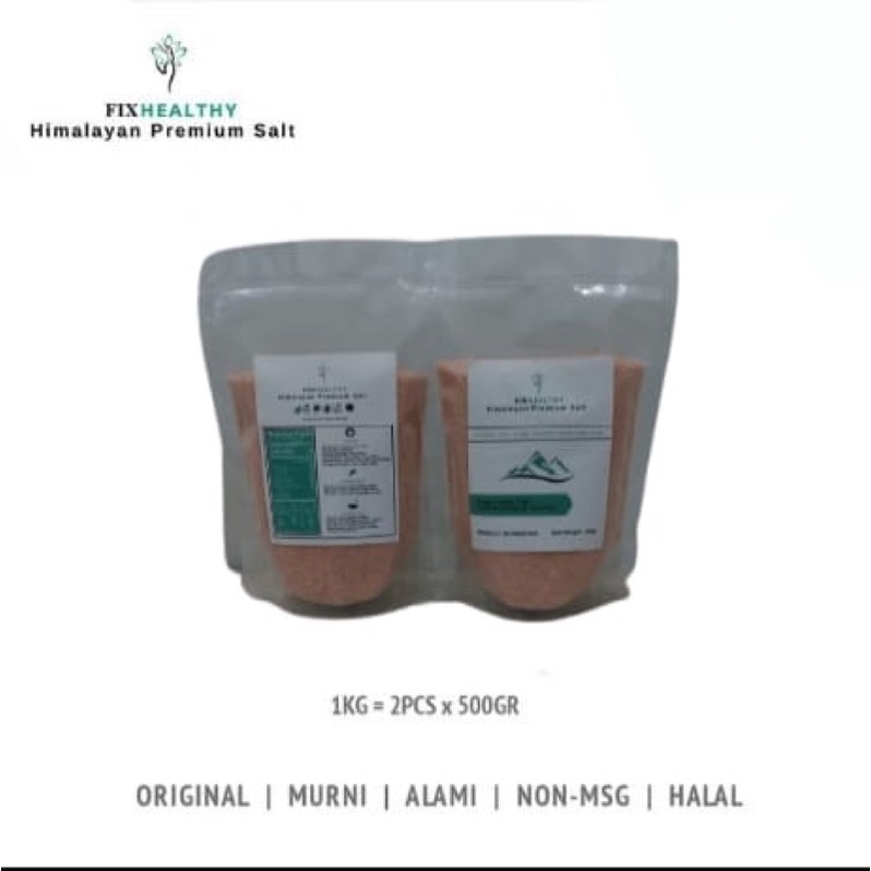 

Garam himalaya 1kg fix healthy premium - Original pink salt