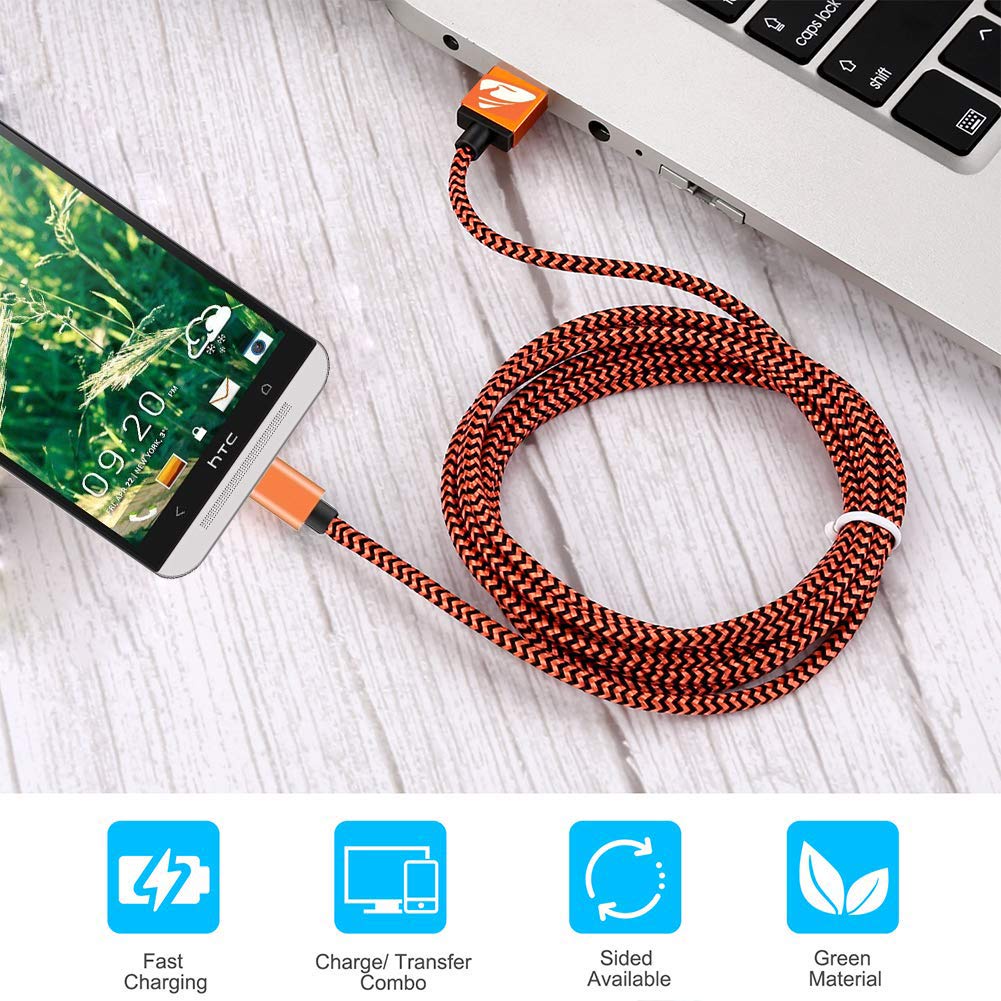 iPhone Fast Charging Kabel 1M high quality For ipad transmisi data Kepang Nilon Cable Fast Charging Kabel