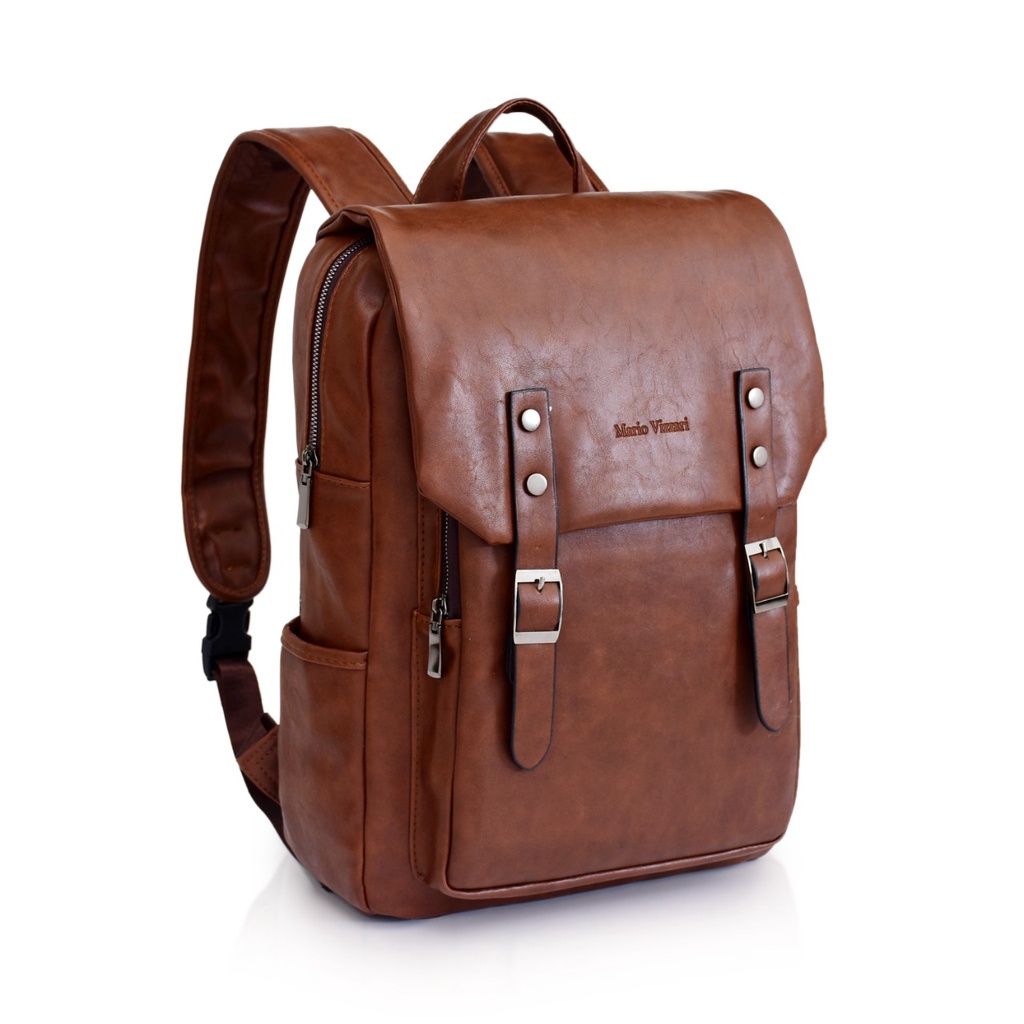 Tas Ransel Pria Kulit Mario Vizzari William (A19174 / A19067) - Laptop