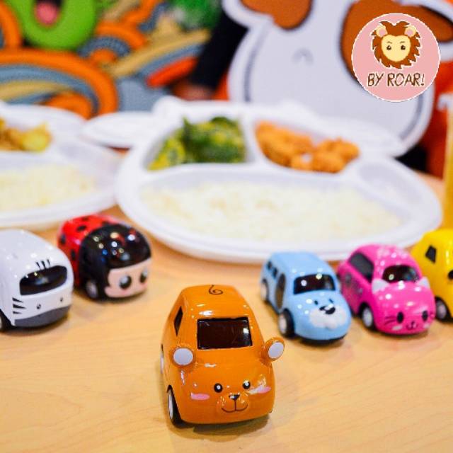 (SEGEL) Kids Meal Toys Mainan YOSHINOYA Fun Car Pull Back