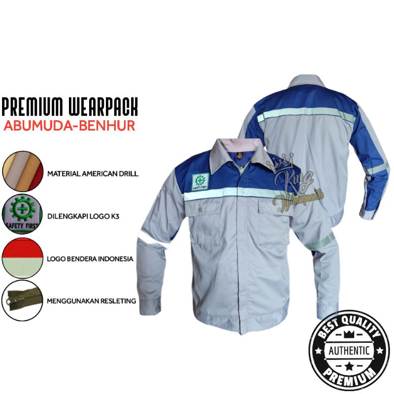 Jual Baju Kerja Safety K Seragam Proyek Kemeja Safety Wearpack Wearpack Atasan Lengan