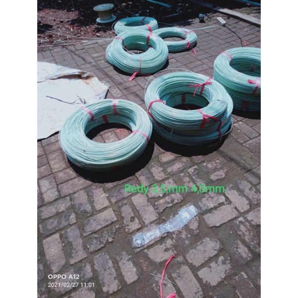 jeruji fiber putih susu ukuran 3.5mm 4.0mm