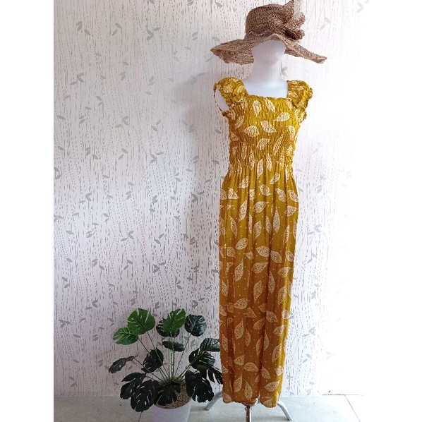 daster kerut panjang