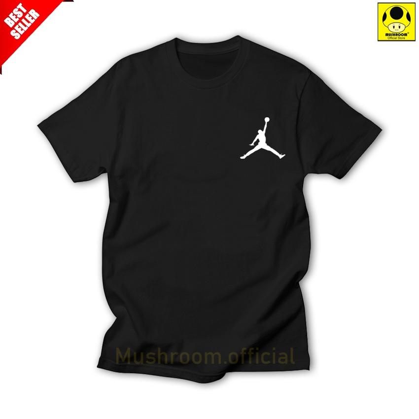 Mushroom Official - { COD } Kaos Distro Pria Dan Wanita Original 100% Cotton Premium - logo jordan
