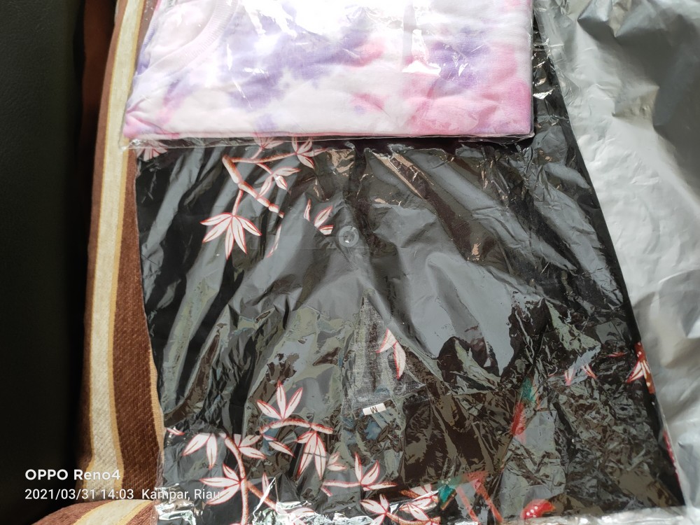 Bswart Batik Hrb026 Kenongo Hem Pendek Padi Pekalongan M L Xl Batik