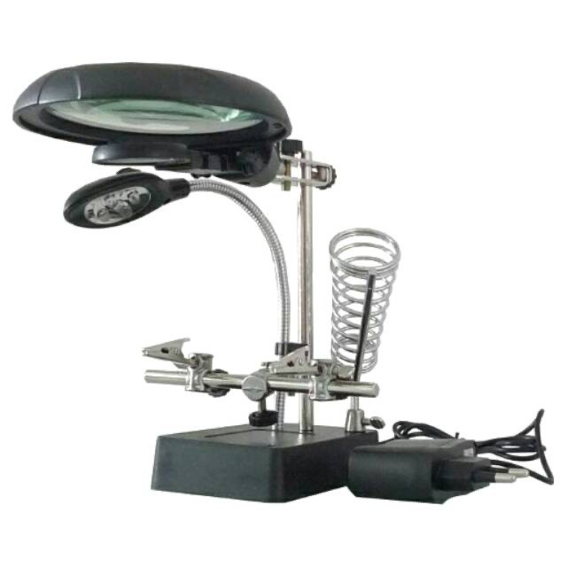 

Kaca pembesar / lampu service / helping hand 5 in 1