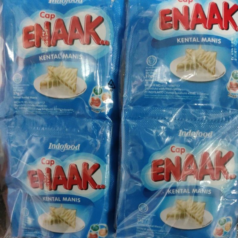 

susu cap enaak 37 gram x 6 sachet