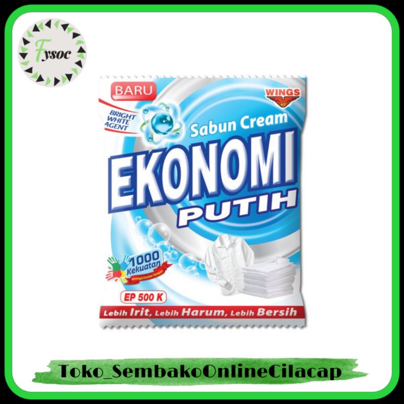 SABUN CUCI CREAM EKONOMI PUTIH LEMON 168GR