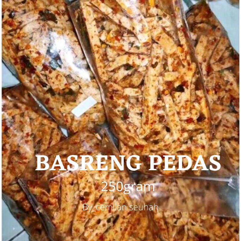 basreng pedas extra daun jeruk isi 250gram