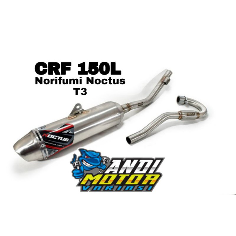 Knalpot Norifumi CRF 150 L Noctus T3 Stainless