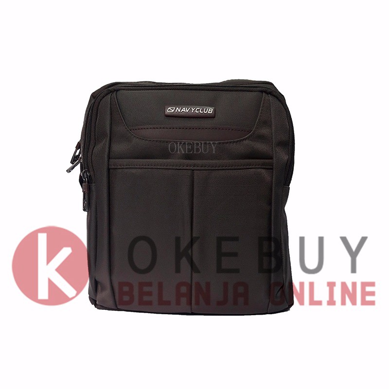Tas Selempang Navy club 5536 Brown F-16