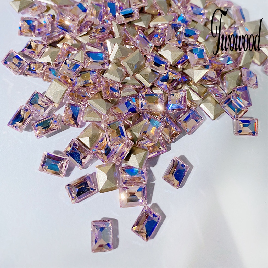 20pcs / Pack Ornamen Berlian Imitasi 3D Untuk Manicure