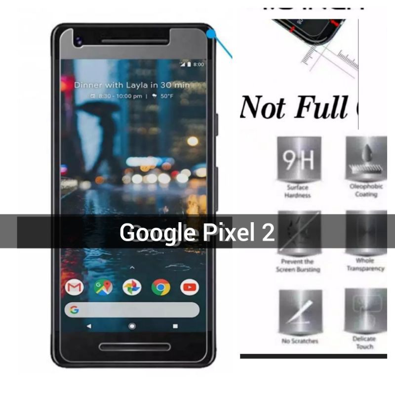 Tempered Glass Pixel 2 Anti Gores Layar Pixel 2