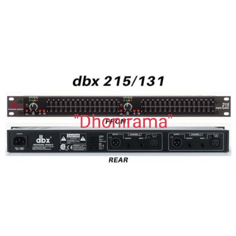 Equalizer DBX 215/131 original