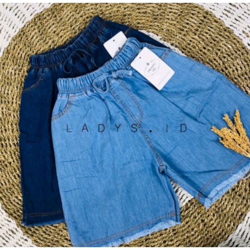 Hotpant Jeans Polos Rawis Standar XL dan Jumbo XXXL