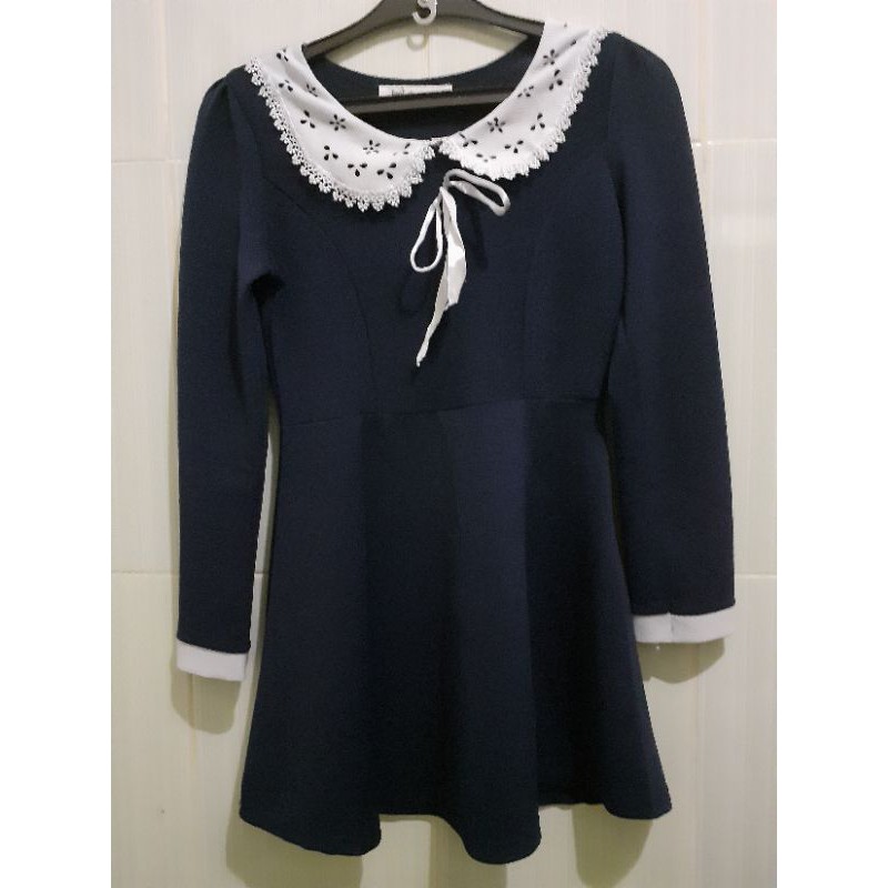 Mini Dress Korea Navy