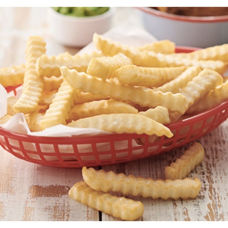 

French Frise Crinkle Cut, Kentang Goreng Ukuran 500 Gram