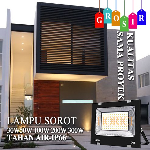 Lampu Sorot SMD 50W, outdoor flood light kap sorot