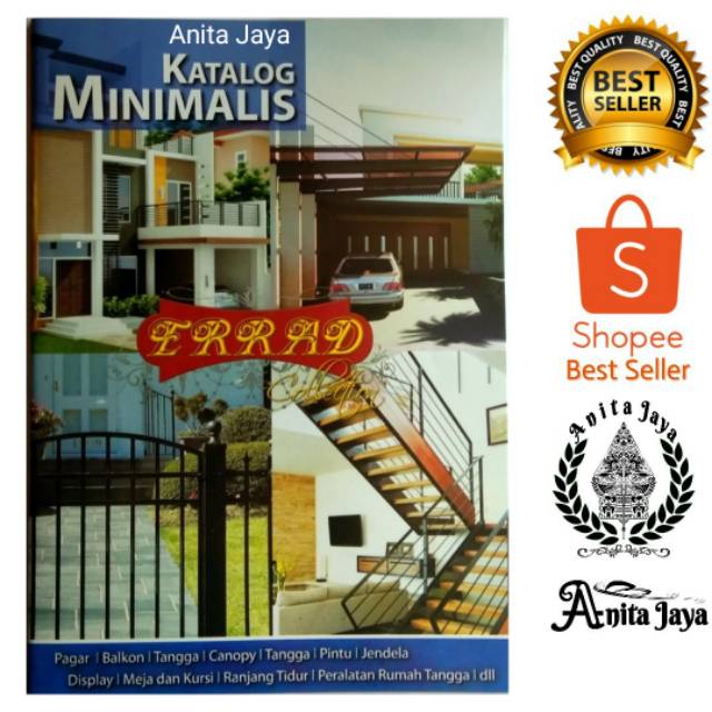 Jual buku katalog pagar minimalis katalog tralis canopy balkon tangga