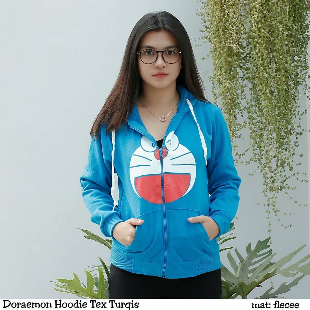 Doraemon Hoodie Tex Jaket l Hodie Jacket Terlaris