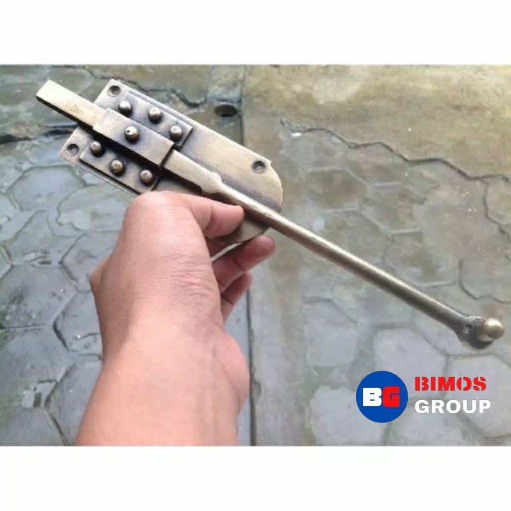 TERMURAH Grendel Pintu Batavia Rumah Pagar Kuningan Antik Panjang 20cm 30cm Grendel Klasik Grendel Antik