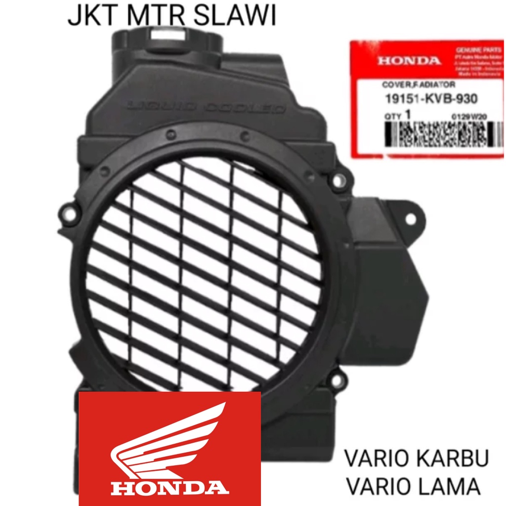 tutup radiator vario karbu vario 110 lama ori honda ahm